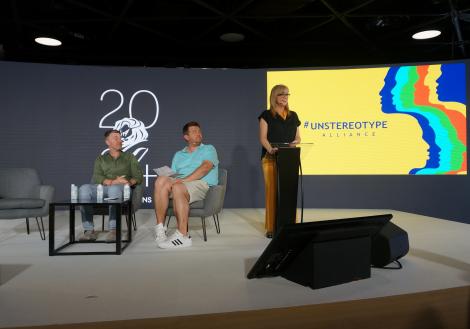 Presentation of the Inclusion = Income research on Cannes Lions Mainstage, 2024