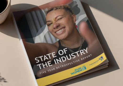 State of the Industry Report 2026 report on a table